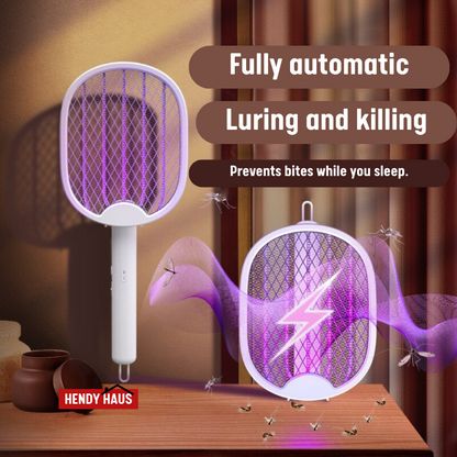 3-in-1 Foldable Mosquito Racket Lamp